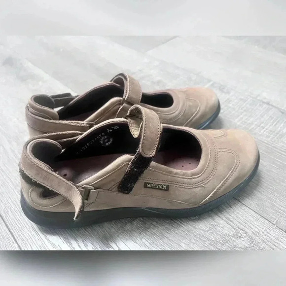 MEPHISTO Runoff Air-Jet System Brown Genuine Leather Mary Janes Womens Size 7.5 - Picture 5 of 5
